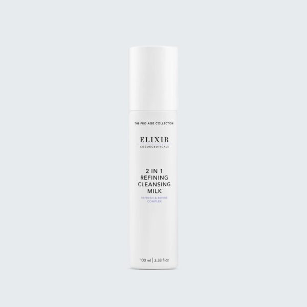 Face Formula Elixir 2 in 1 Refining Cleansing Milk – Mild rens og fuktighetspleie i ett, med aloe vera, panthenol og plantebaserte antioksidanter. For tørr, sensitiv og stresset hud.