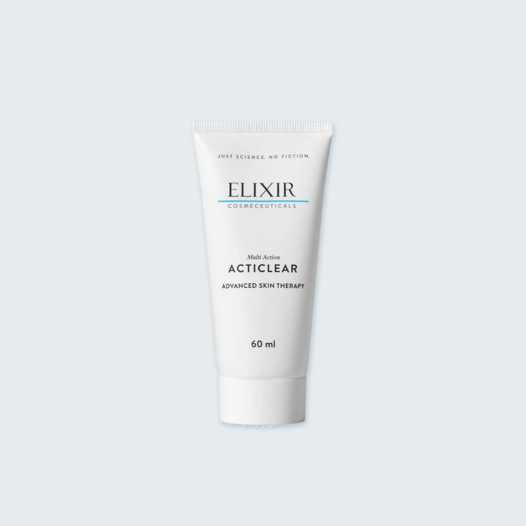 Face Formula Elixir Acticlear Gel Face Formula Acticlear Gel – lett, balanserende gel med azelainsyrederivat og squalane for uren og blank hud.