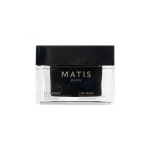 "Bilde av Matis Caviar The Mask i en elegant beholder, perfekt presentert for å reflektere den luksuriøse og foryngende naturen av produktet."
