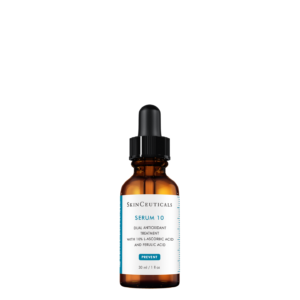 "Bilde av SkinCeuticals Serum 10 flaske, perfekt for daglig bruk for antioksidantbeskyttelse og hudfornyelse."