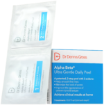 "Bilde av Dr. Dennis Gross Alpha Beta™ Ultra Gentle Peel pakker, fremhever den skånsomme og effektive formelen perfekt for sensitiv hud."