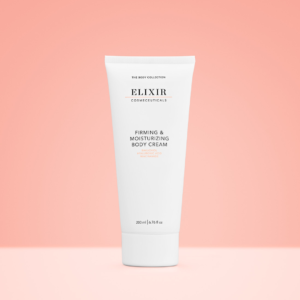 Bilde av Elixir Firming & Moisturizing Body Cream i en elegant beholder, som fremhever produktets fuktighetsgivende og oppstrammende egenskaper