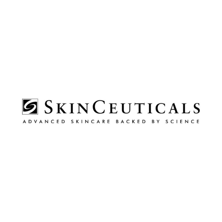 "SkinCeuticals-logo – avansert medisinsk hudpleie med antioksidanter og klinisk dokumentasjon, tilgjengelig hos Oslo Hudpleieklinikk Medispa."